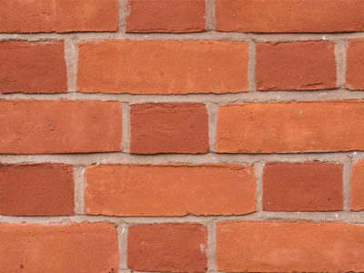 Beckley Orange and Red brick swatch, colour orange and red