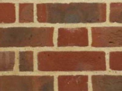 Chartwell Medium Multi Stock brick swatch, colour red