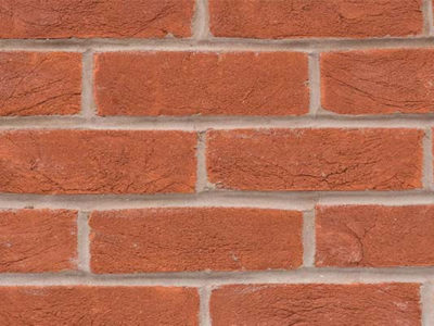 Hastings Medium Red brick swatch, colour red
